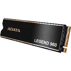 Твердотельный накопитель SSD M.2 2280 4TB ADATA LEGEND 960 Client SSD [ALEG-960-4TCS] PCIe Gen4x4 with NVMe, 7400/6800, IOPS 700/550K, MTBF 2M, 3D NAND, 3120TBW, 0,43DWPD, Heat Sink, SMI SM2264, Work with PS5, RTL