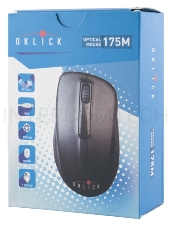 Мышь Oklick 175M черный {Мышь (1000dpi) USB (3кнопки)}