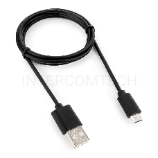 Кабель USB 2.0 Pro Cablexpert CC-mUSB2-AMBM-1M, AM/microBM 5P, 1м, экран, черный, пакет