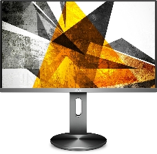 МОНИТОР 27 AOC U2790PQU Gray с поворотом экрана (IPS, 3840x2160, 5 ms, 178°/178°, 350 cd/m, 50M:1, +HDMI, +HDMI 2.0, +D
