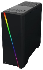 Корпус Aerocool [PGS-V] Cylon , ATX, без БП, RGB подсветка, окно, картридер, 1x USB 3.0 + 2x USB 2.0, 1х12см вентилятор в комплекте