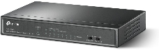 Коммутатор TP-Link 8-Port 10/100Mbps Unmanaged Switch with 4-Port PoE, metal case, desktop mount, PoE budget 41W.