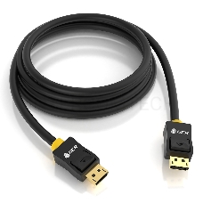 Кабель Greenconnect 1.8m DisplayPort v1.2, 19M/19M, черный, 28/28 AWG, GCR-DP2DP-1.8m