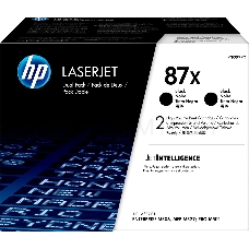 Тонер-картридж двойная упаковка HP 87X (CF287XF/CF287XD) черный для LJ M506/M501/M5272*18 000 стр.)