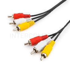 Кабель Кабель аудио/видео Gembird , 3xRCA/3xRCA, 1.8м(CCV-539)