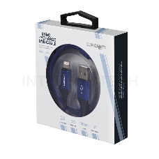 Кабель Crown USB - Lightning CMCU-3103L blue