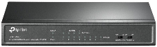 Коммутатор TP-Link 8-Port 10/100Mbps Unmanaged Switch with 4-Port PoE, metal case, desktop mount, PoE budget 41W.