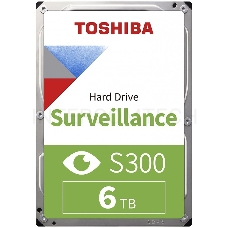 Жесткий диск TOSHIBA HDWT860UZSVA/HDKPB06Z0A01S S300 Surveillance 6ТБ 3,5 5400RPM 256MB SATA-III