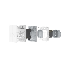 Умный выключатель двухклавишный Aqara Smart Wall Switch H1 (WS-EUK02)