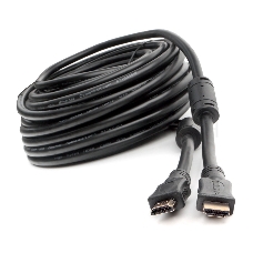 Кабель HDMI Cablexpert CCF2-HDMI4-20M, 20м, v1.4, 19M/19M, черный, позол.разъемы, экран, 2 ферр кольца, пакет