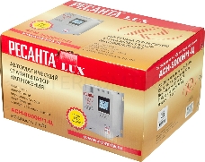 Стабилизаторы напряжения Ресанта АСН-5 000 Н/1-Ц 63/6/16 Стабилизатор Lux {220В±8%, Габариты 260х155х310, Вес 8кг}