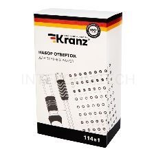 Набор отверток для точных работ KRANZ 114 предметов
