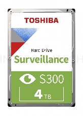 Жесткий диск HDD Toshiba SATA3 4Tb Surveillance S300 (SMR) 5400  256Mb  (analog HDWT740UZSVA)