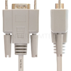 Кабель Greenconnect COM RS-232 порта соединительный 10m GCR-DB9CM2M-10m, 9M / 9M Premium, серый, пластиковый пакет
