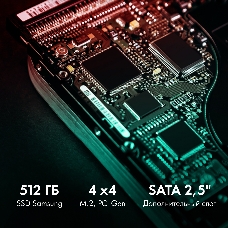Ноутбук GMNG Skill 15.6 IPS FHD 144Hz/Intel Core i7 12700H/16Gb/SSD512Gb/NVIDIA RTX 3060/noOS/black