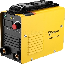 Сварочный аппарат Deko DKWM200A LCD Advanced, DKM BLACK, DKMC1, набор электродов инвертор ММА 7.8кВт