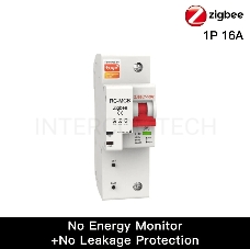 Выключатель MOES Zigbee circuit breaker 1P 16A ZCB-SC-1P16