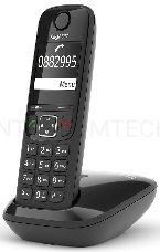 Р/Телефон Dect Gigaset AS690 RUS SYS черный АОН