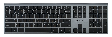 Клавиатура Oklick 890S серый USB беспроводная slim