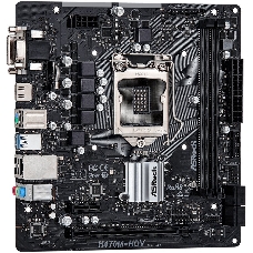Материнская плата ASRock H470M-HDV LGA1200, H470, 2*DDR4, D-Sub+HDMI+DVI-D, 4xSATA3 6.0, 2xUSB 3.2, 4xUSB 2.0, mATX