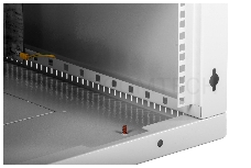 Шкаф телеком. настенный разборный 18U (600х650) дверь металл (ШРН-Э-18.650.1) (1 коробка)