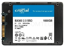 Накопитель SSD Crucial 1TB SATA2.5 BX500 CT1000BX500SSD1