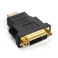 Переходник DVI-D-HDMI ExeGate EX-HDMI-DVI-3 (25F/19M, v 1.4b, позолоченные контакты, экран)