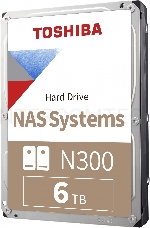 Жесткий диск Toshiba SATA-III 6Tb HDWG460UZSVA N300 (7200rpm) 256Mb 3.5 Bulk