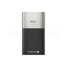 Накопитель SSD External Netac 2.0Tb Z9 <NT01Z9-002T-32BK> (USB3.2, up to 550/480MBs, 90х47.5х11.5mm, Aluminium+Plastic)