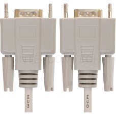 Кабель Greenconnect COM RS-232 порта соединительный 3 m GCR-DB9CM2M-3m, 9M / 9M Premium, серый, пластиковый пакет