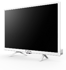 Телевизор LED Hyundai 24 H-LED24BS5102 Салют ТВ Slim Design белый HD 60Hz DVB-T DVB-T2 DVB-C DVB-S DVB-S2 USB WiFi Smart TV