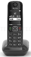 Р/Телефон Dect Gigaset AS690 RUS SYS черный АОН