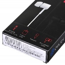 Наушники Oklick HS-S-220 1.1м красный/черный проводные     2,15
