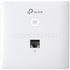 Точка доступа TP-Link Omada AC1200 wireless MU-MIMO Gigabit wall-plate Access Point, 1 Gigabit downlink port, 1 gigabit uplink port, 802.3af/at PoE in, wall plate mounting, support standalone mode and controlled by Omada SDN controller (Software/hardware/