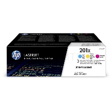 Тонер-картридж комплект HP 210X голубой/пурпурный/желтый (CF253XM) увеличенной емкости