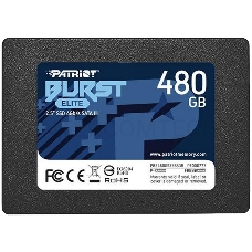 Накопитель SSD Patriot Burst Elite 480GB, SATA 2.5, PBE480GS25SSDR, 450/320, RET