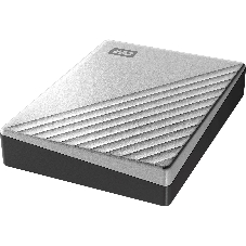 Внешний жёсткий диск WD My Passport Ultra (Metal Edition) WDBFTM0040BSL-WESN 4TB 2,5 USB 3.1/USB-C silver (E1B)