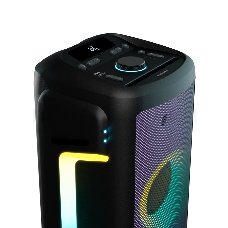 Музыкальная система VIPE VPMSNITROX7PRO. 200 Вт. Bluetooth 5.0. 5 режимов LED подсветки. 7 цветов. 12 часов без подзарядки. Дисплей. IPX4. FM радио. AUX. USB: Зарядка 5В/