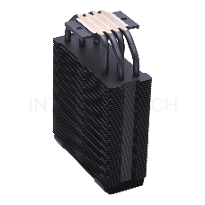 Кулер для процессора Cooler Master Hyper 212 Halo Black (150W, 4-pin, 154mm, tower, Al/Cu, fans: 1x120mm/51.88CFM/27dBA/2050rpm, Black, 1700/1200/115x/AM4/AM5)