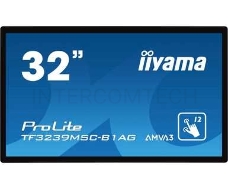 Монитор Iiyama 31.5 ProLite TF3239MSC-B1AG черный AMVA3 LED 8ms 16:9 HDMI M/M 420cd 178гр/178гр 1920x1080 D-Sub DisplayPort FHD USB Touch 13.8кг