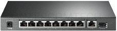 Коммутатор TP-Link TL-SG1210P 10-портовый гигабитный настольный  с 8 портами PoE+ SMB