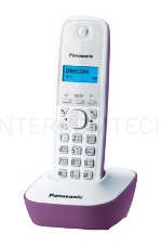 Телефон Panasonic KX-TG1611RUF (сиреневый) {АОН, Caller ID,12 мелодий звонка,подсветка дисплея,поиск трубки}