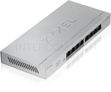 Коммутатор ZyXEL GS1200-8 Smart 8-port GbE Web Managed Switch, 60W, VLAN, IGMP, QoS, Link Aggregation