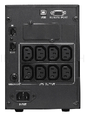 Источник бесперебойного питания Powercom Smart King Pro+ SPT-1500-II LCD 1200Вт 1500ВА черный