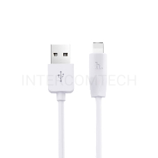 Кабель USB 2.0 hoco X1, AM/Lightning, белый, 1м