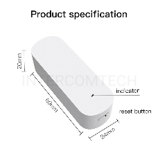 Датчик вибрации MOES Vibration Sensor ZSS-Z-VBR, Zigbee, AAA 2шт х 1.5 V