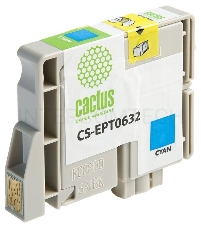 Картридж струйный Cactus CS-EPT0632 голубой для Epson Stylus C67 Series/ C87 Series/ CX3700 (10ml)