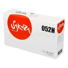  Картридж SAKURA CRG052H для Canon i-SENSYS LBP212/ 214/ 215, i-SENSYS MF421/ 426/ 428/ 429, черный, 9 200 к.