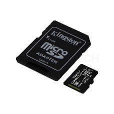 Флеш карта microSDHC 128GB microSDXC Kingston <SDCS2/128GB> Class10 UHS-I Canvas Select up to 100MB/s с адапт.