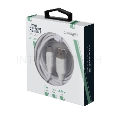 Кабель Crown USB - USB Type-C CMCU-3018C white